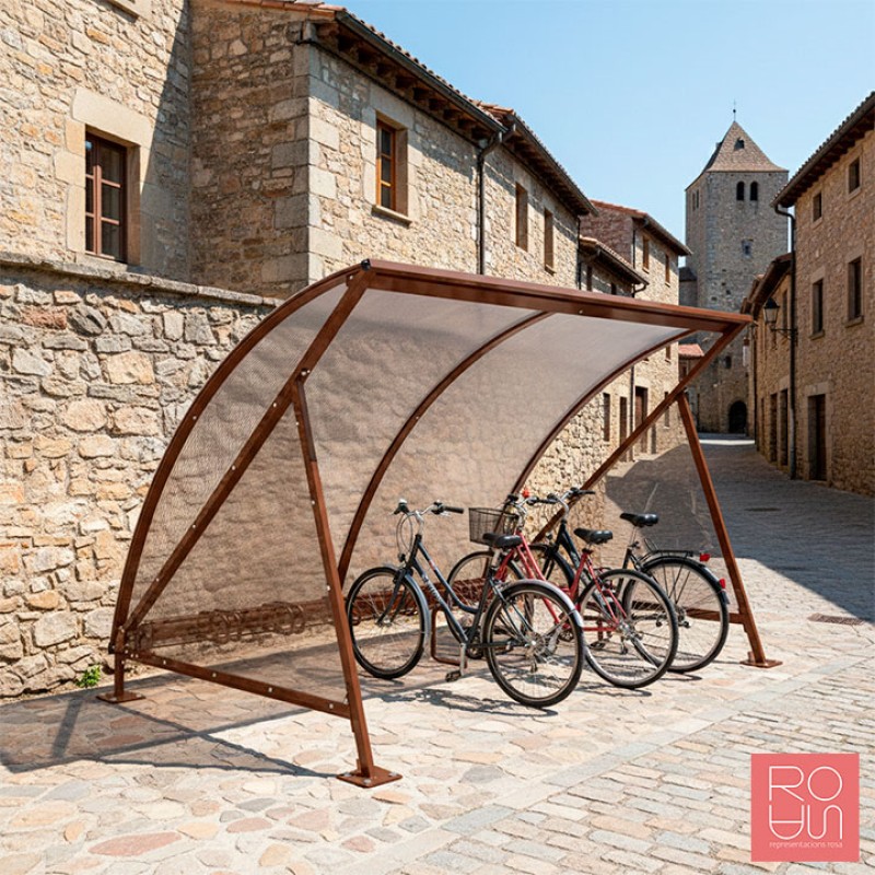 Refugi per a Bicicletes Semi-luna | Protecció i Disseny